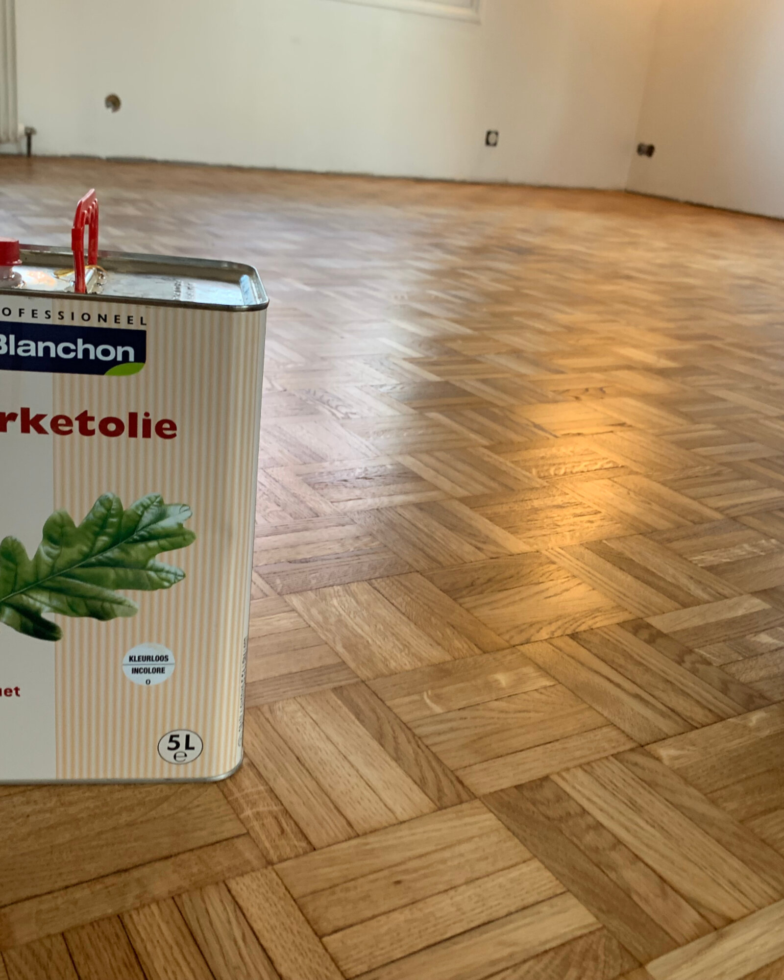 Mosaïque huile Blanchon — Huile parquet incolore · Île-de-France